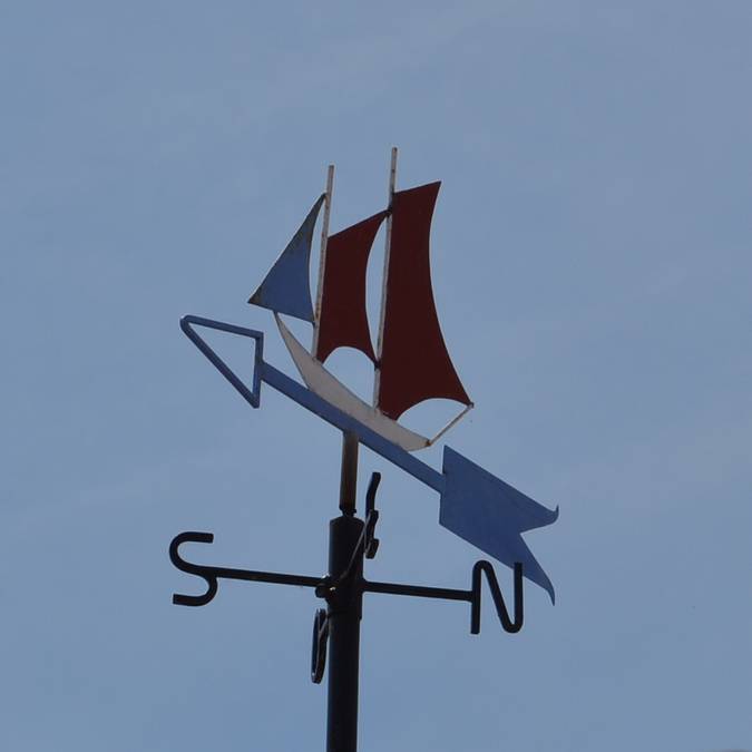 Weather vane, Port-Joinville, Ile d'Yeu