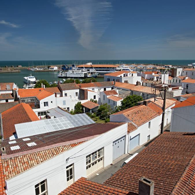 Roofs of Port-Joinville, Ile d'Yeu