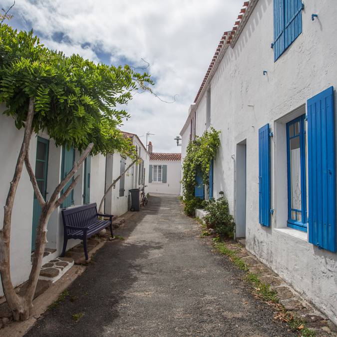 Street in Saint Sauveur, Ile d'Yeu