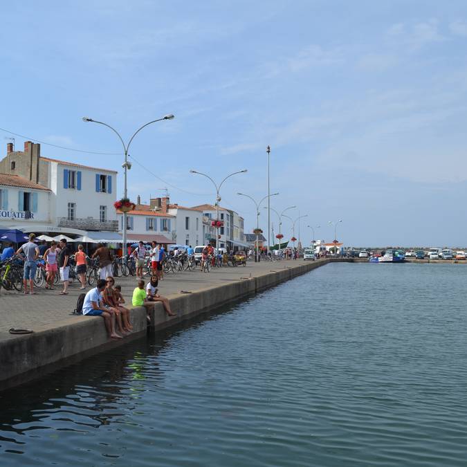 Quay in Port-Joinville, Ile d'Yeu