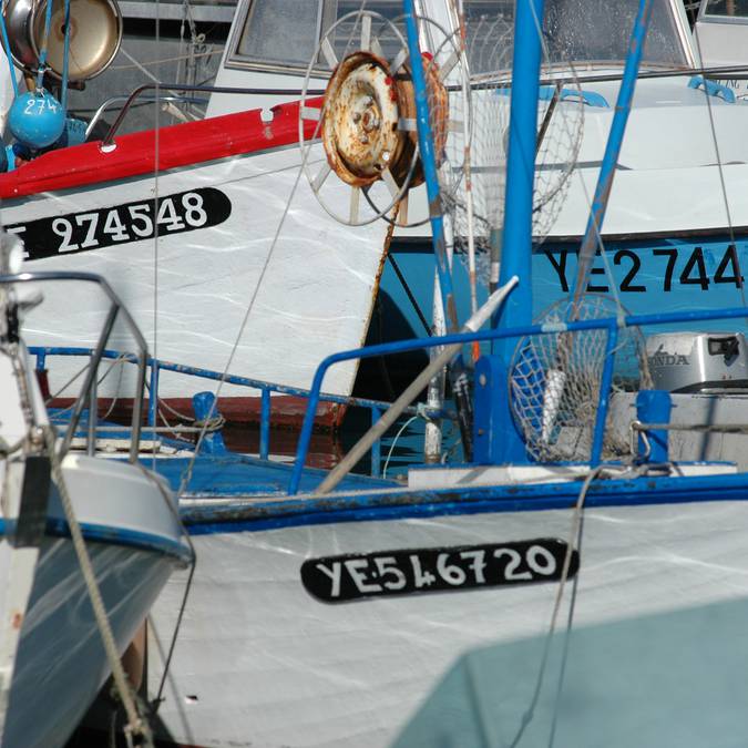 Quay in Port-Joinville, Ile d'Yeu